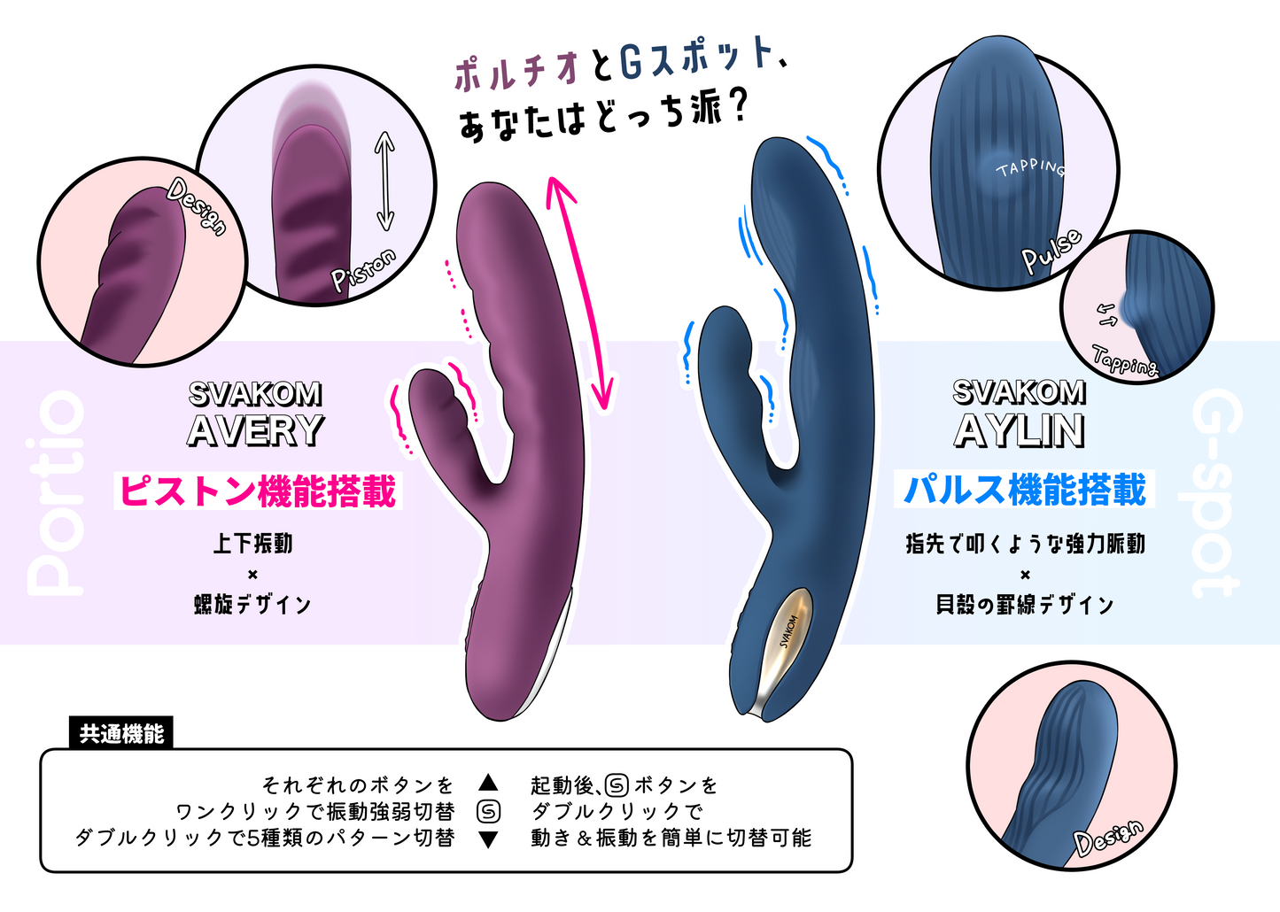 「ポルチオ」と「Gスポット」あなたはどっち派？