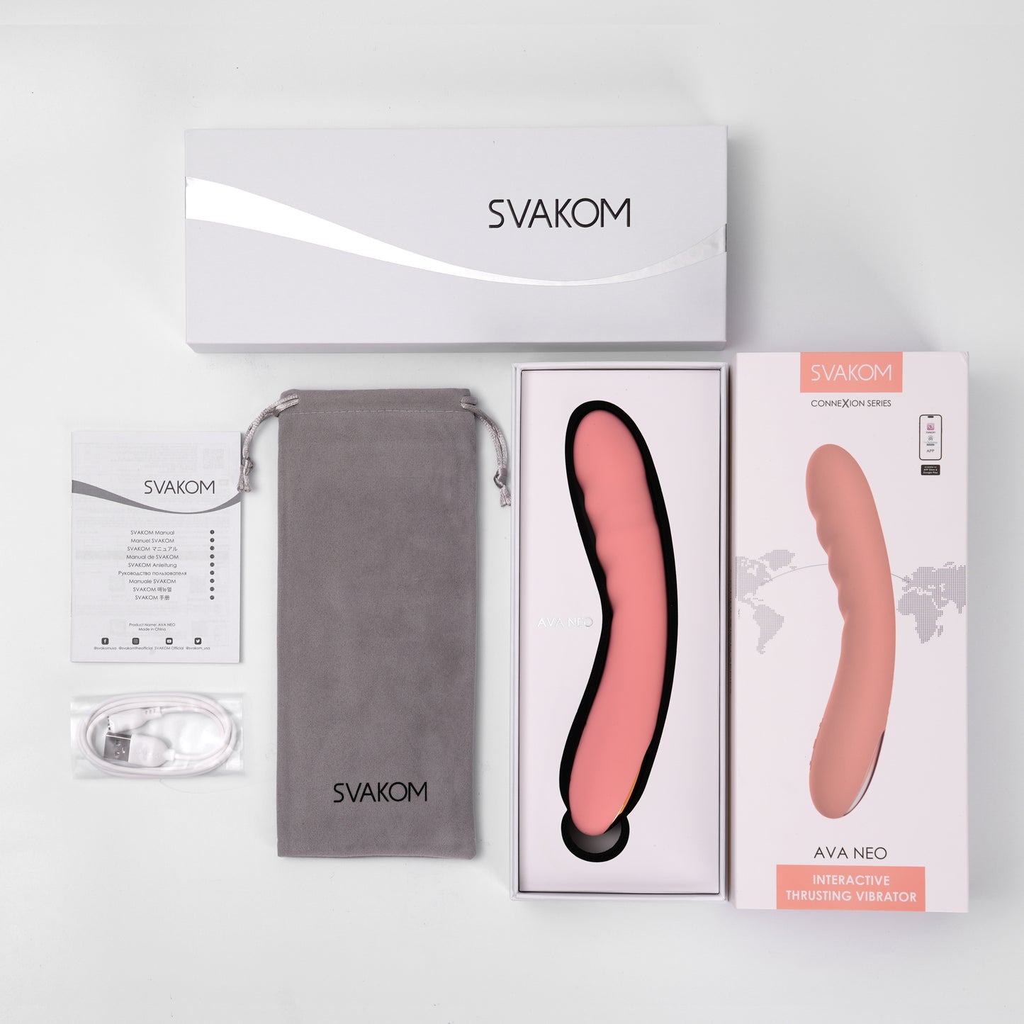 
                  
                    【SET】SVAKOM AVA NEO（アヴァ ネオ）+ Love Toy 専用♥大容量収納ポーチ（withnyコラボセット）*数量限定
                  
                