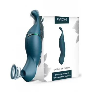 *生産終了品 SVAKOM（スヴァコム）SVAKOM 青雀 吸引バイブ 高刺激ｘピンポイント  即イキ - SVAKOM Japan